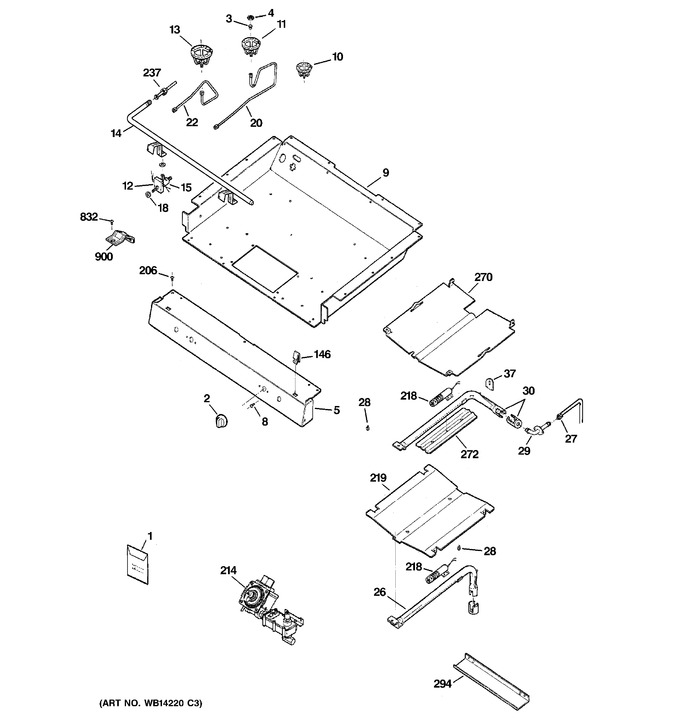 Diagram for JGB290DEN2BB