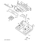 Diagram for 2 - Control Panel & Cooktop