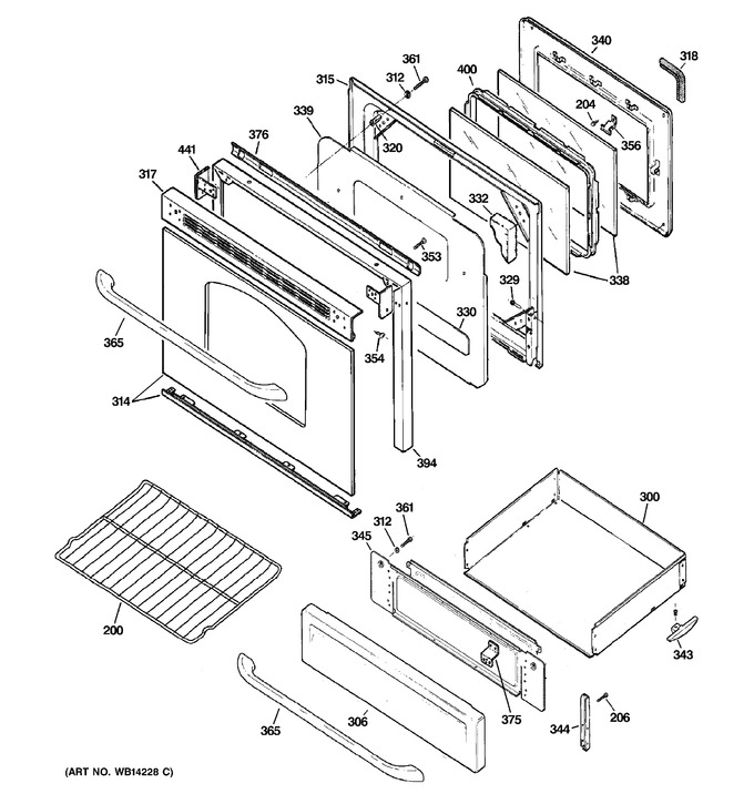 Diagram for JGB290SEN2SS