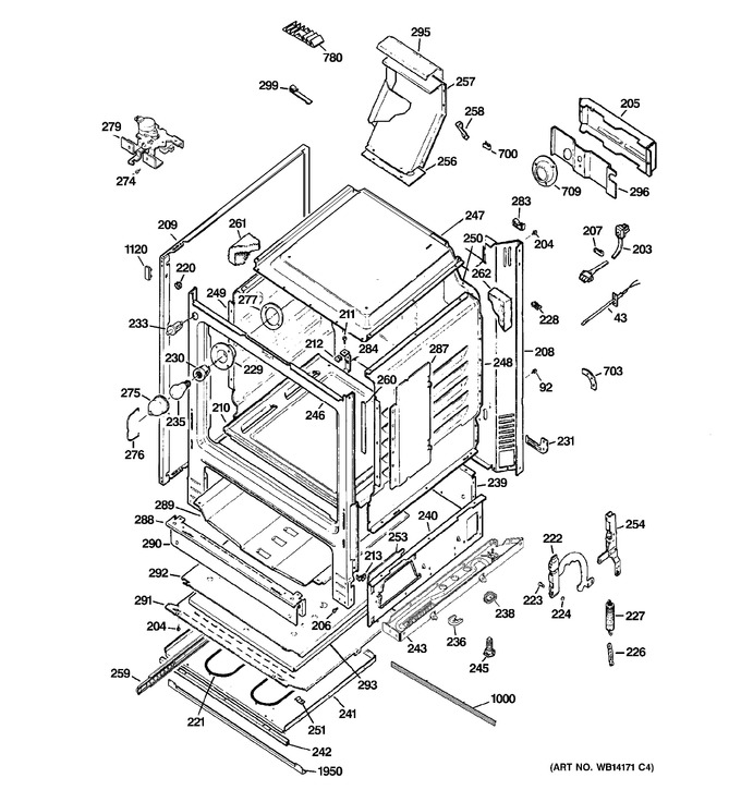 Diagram for JGB908WEK9WW