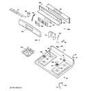 Diagram for 2 - Control Panel & Cooktop