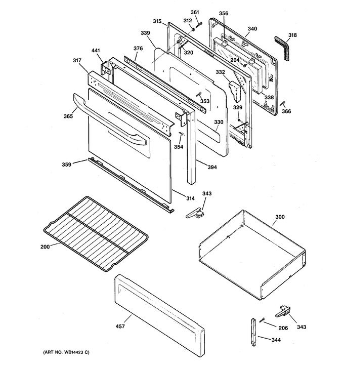 Diagram for JGBP28WEK5WW