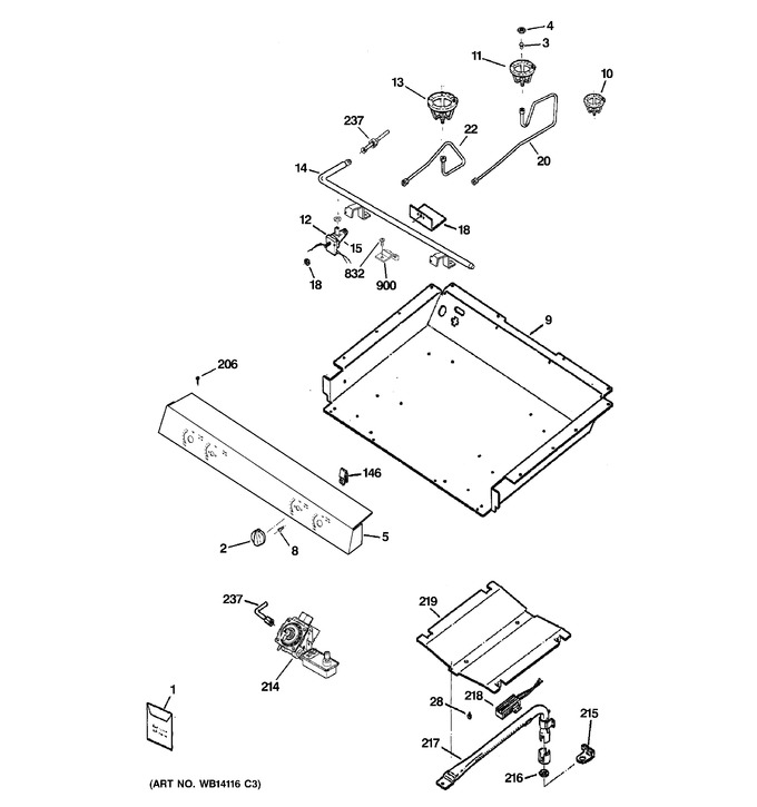 Diagram for JGBS23DEM3BB