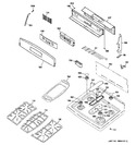 Diagram for 2 - Control Panel & Cooktop