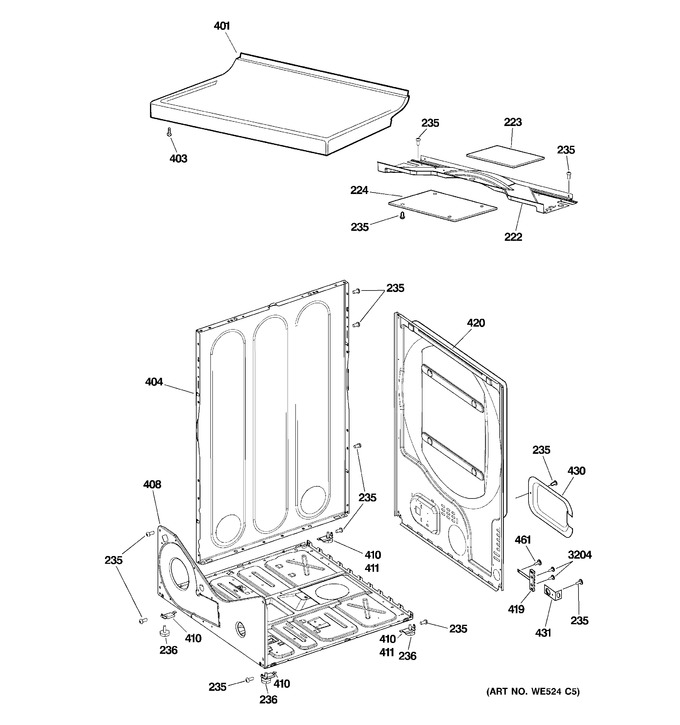 Diagram for DBLR333EG6WW