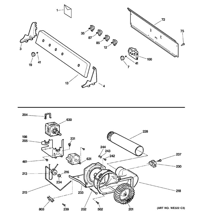 Diagram for DLSR483GG6WW