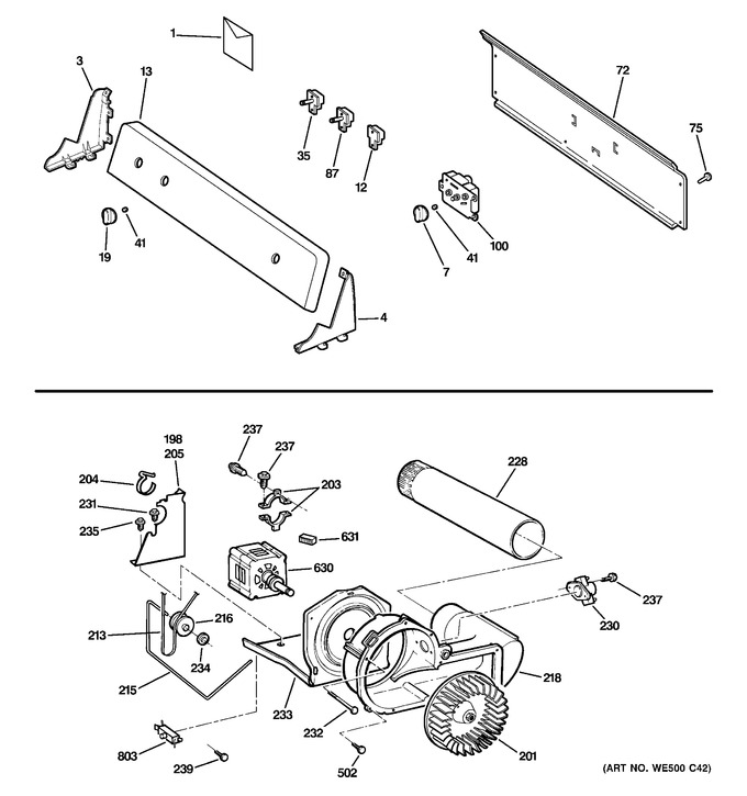 Diagram for DX4500GG6WW