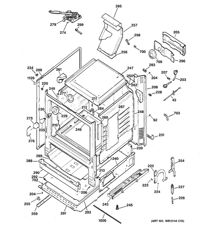 Diagram for JGB280SEN2SS