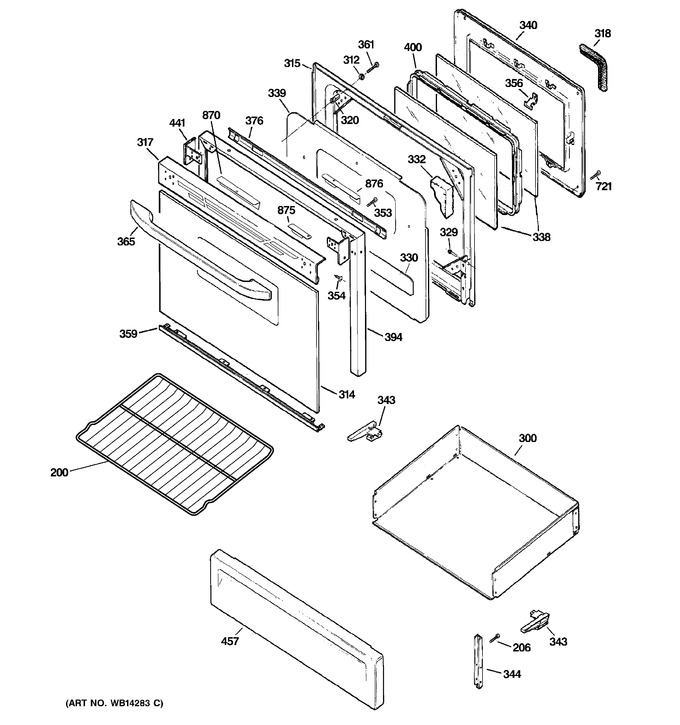 Diagram for JGBP27DEM4WW