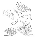 Diagram for 2 - Control Panel & Cooktop