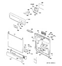 Diagram for 1 - Escutcheon & Door Assembly