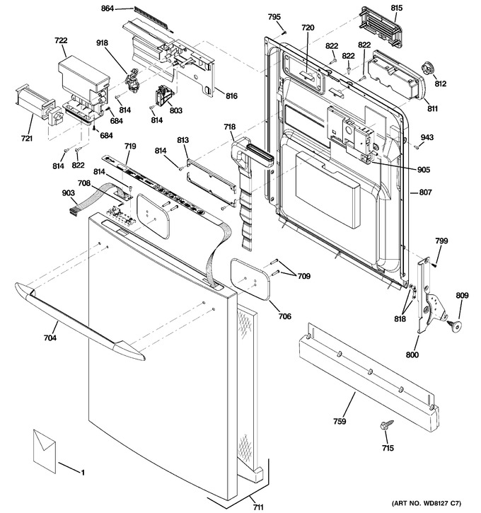 Diagram for PDW9880N00SS