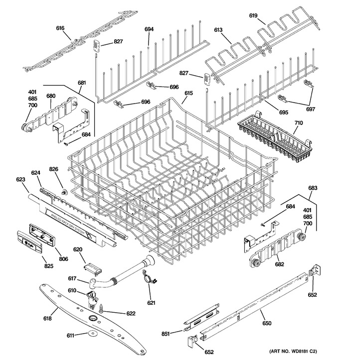 Diagram for PDW9900N00BB