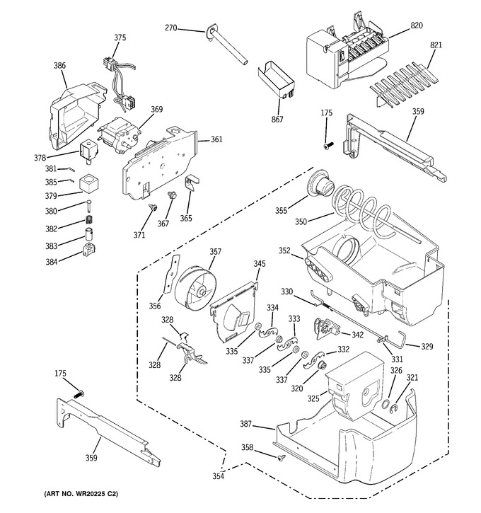 Diagram for PCF25MGWCCC