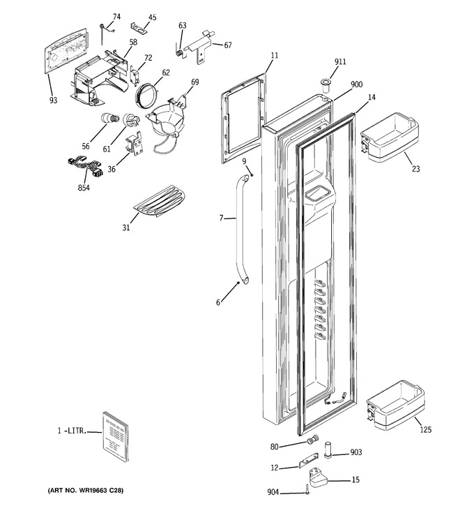 Diagram for GCE23LGTJFLS