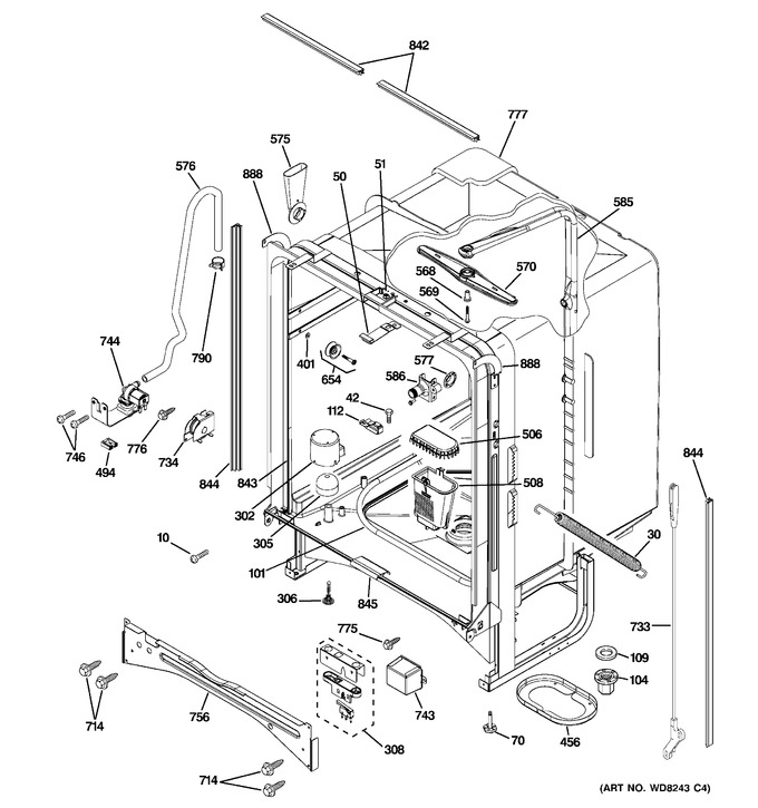 Diagram for PDW7900P00BB