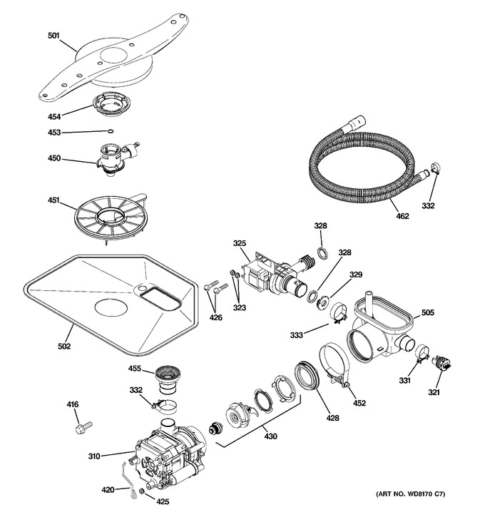 Diagram for PDW7900P00BB