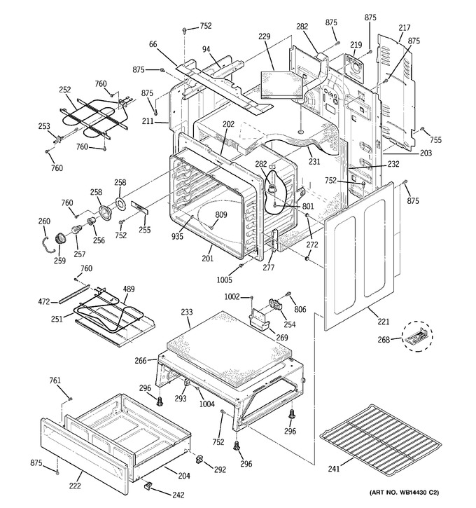 Diagram for JB720CN1CC