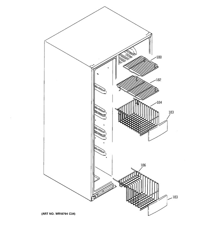 Diagram for GIE21LGWIFBB