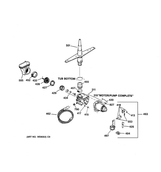 Diagram for GSD3330C06WW