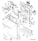 Diagram for 1 - Escutcheon & Door Assembly