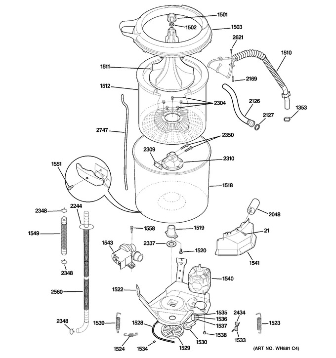 Diagram for WSM2700HCWWW