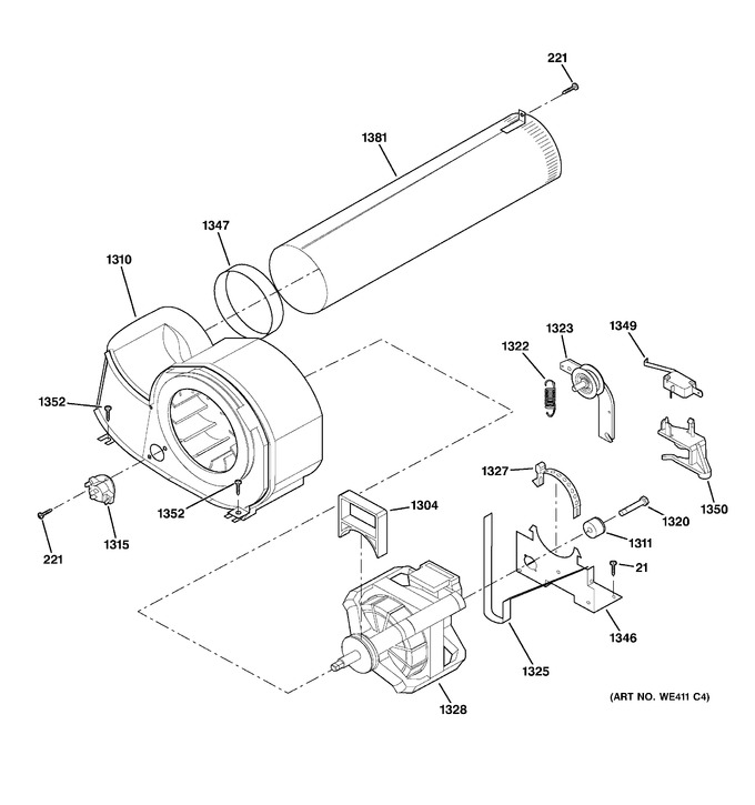 Diagram for DCCH43GH1WW