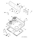 Diagram for 1 - Control Panel & Cooktop