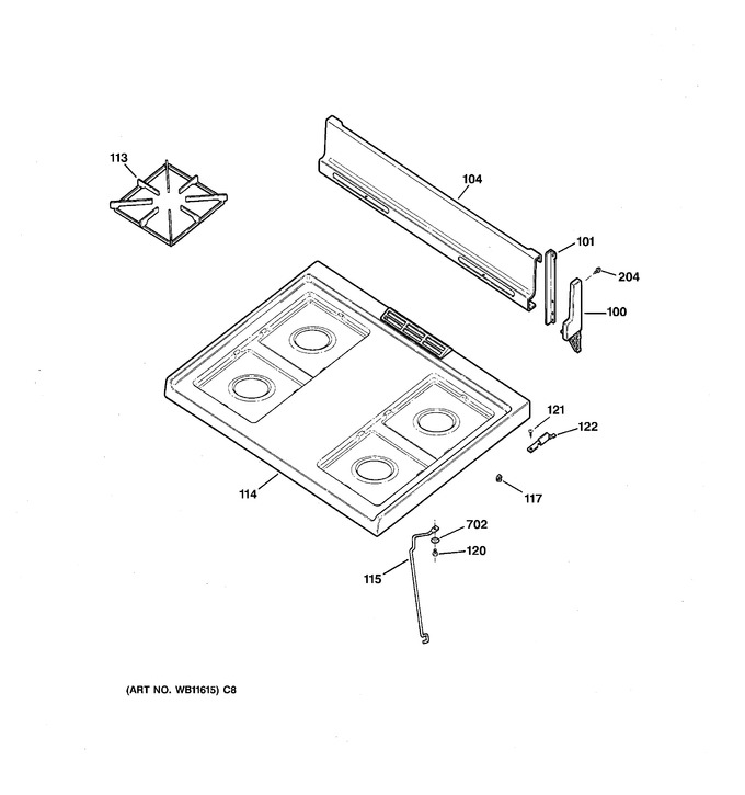 Diagram for RGB508PEH7WH