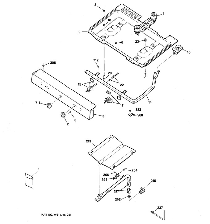 Diagram for RGB524PPH6WH