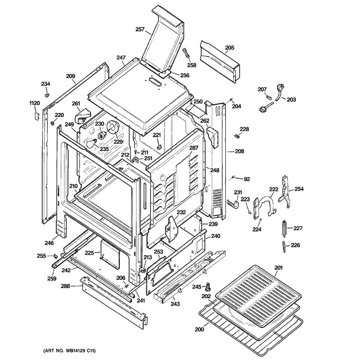 Diagram for RGB533DEP1WW