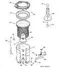 Diagram for 3 - Tub, Basket & Agitator