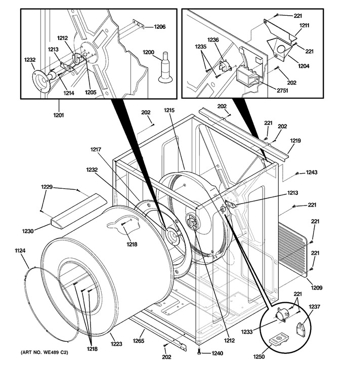 Diagram for DSXH47EG1WW