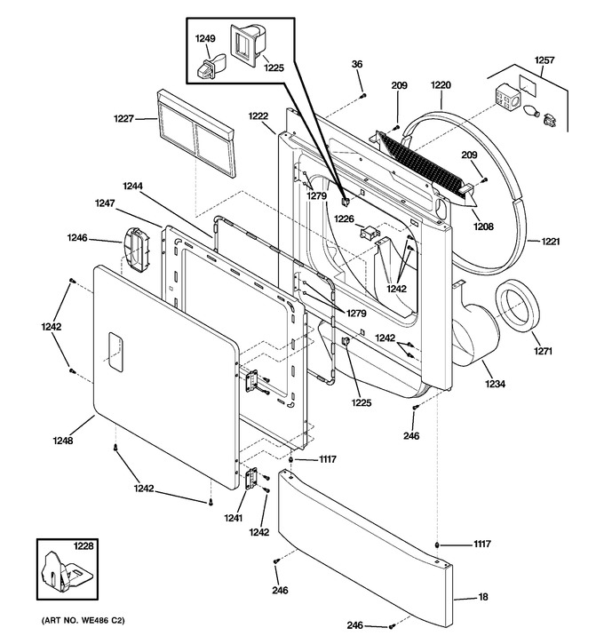 Diagram for DSXH47GG2WW