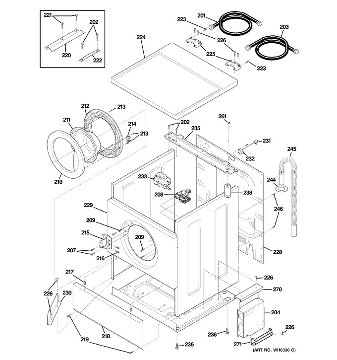 Diagram for WSXH208H0WW