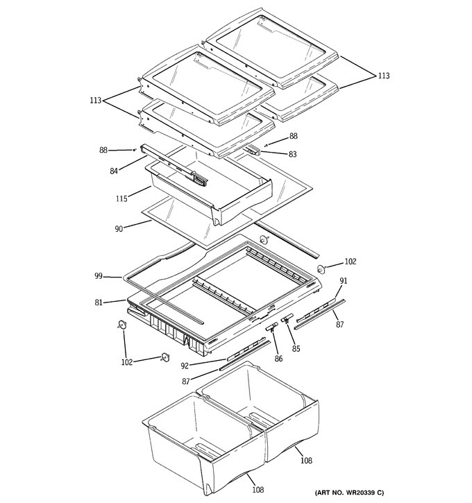 Diagram for GDSC0KCXCRWW