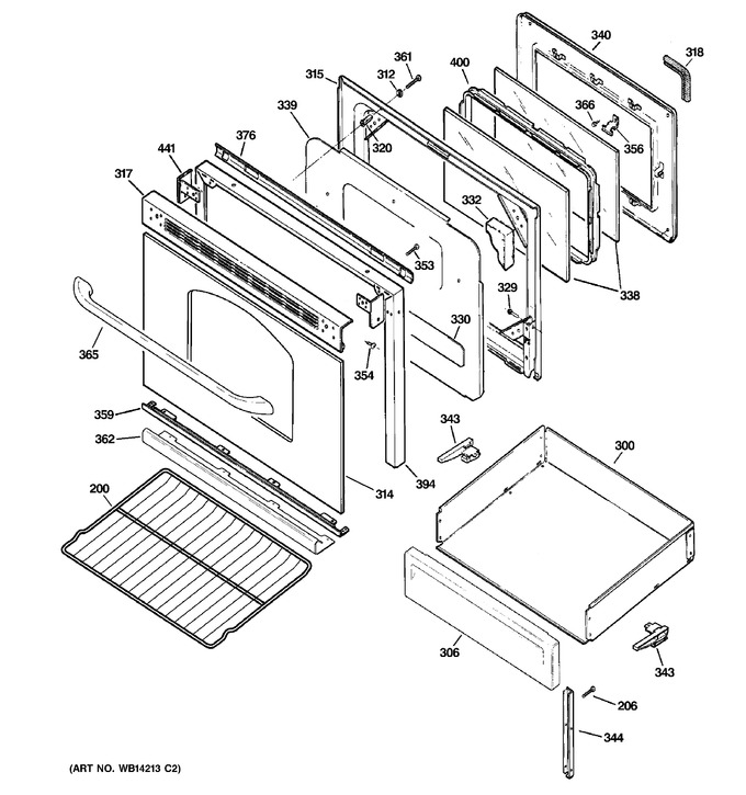 Diagram for JGB280DEN3BB