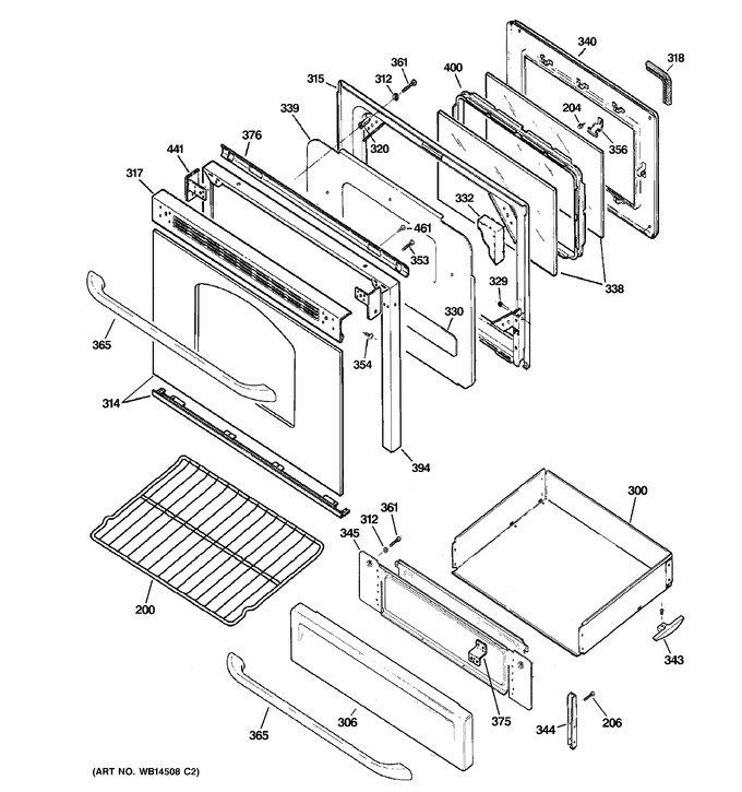 Diagram for JGB290SEN3SS