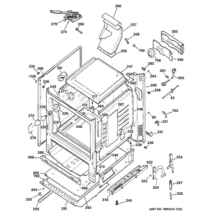 Diagram for JGBP28WEK8WW