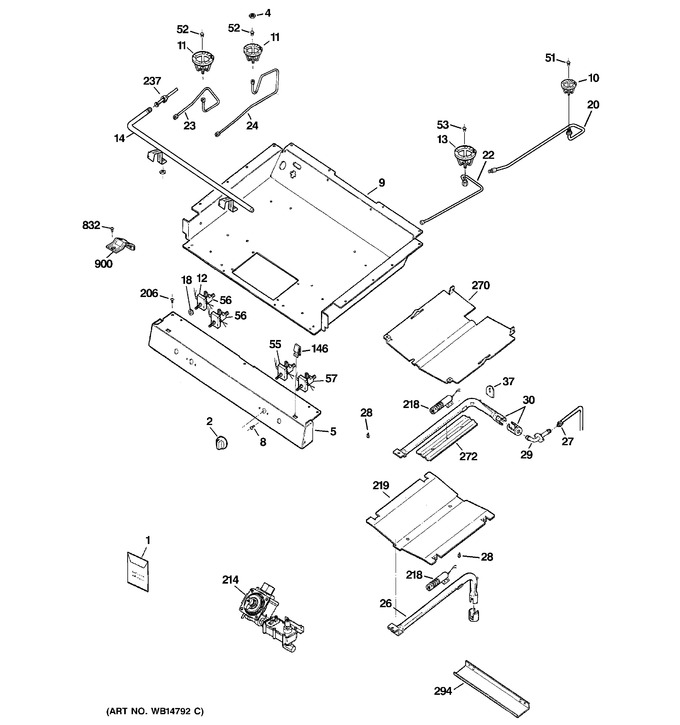 Diagram for JGBP32DEM5WW