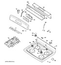 Diagram for 2 - Control Panel & Cooktop