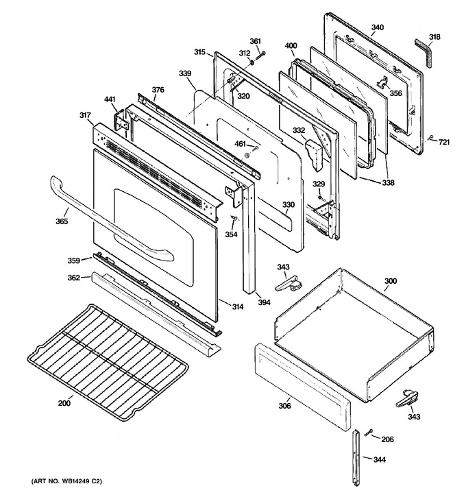 Diagram for JGBP36DEM4WW