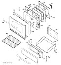 Diagram for 4 - Door & Drawer Parts