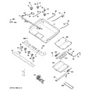 Diagram for 1 - Gas & Burner Parts