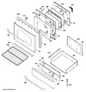 Diagram for 4 - Door & Drawer Parts