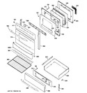 Diagram for 4 - Door & Drawer Parts