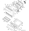 Diagram for 4 - Door & Drawer Parts