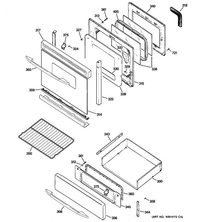 Diagram for PGB908DEM3WW