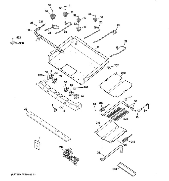 Diagram for JGB800SEP1SS