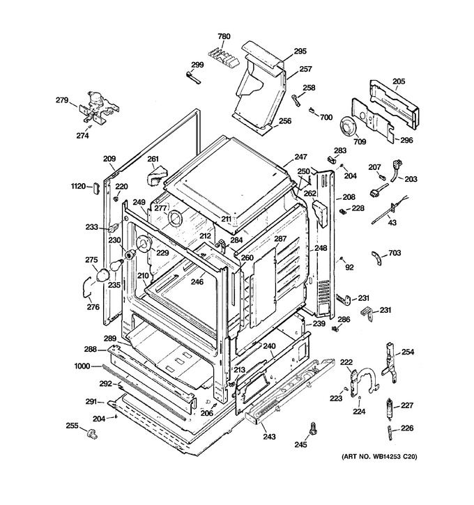 Diagram for JGB810DEP1WW